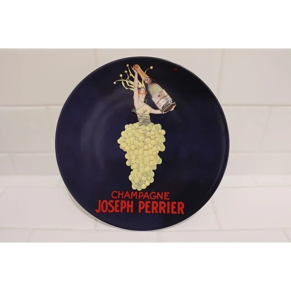 Pottery Barn French Wine Plates Cheese Plates 1990s